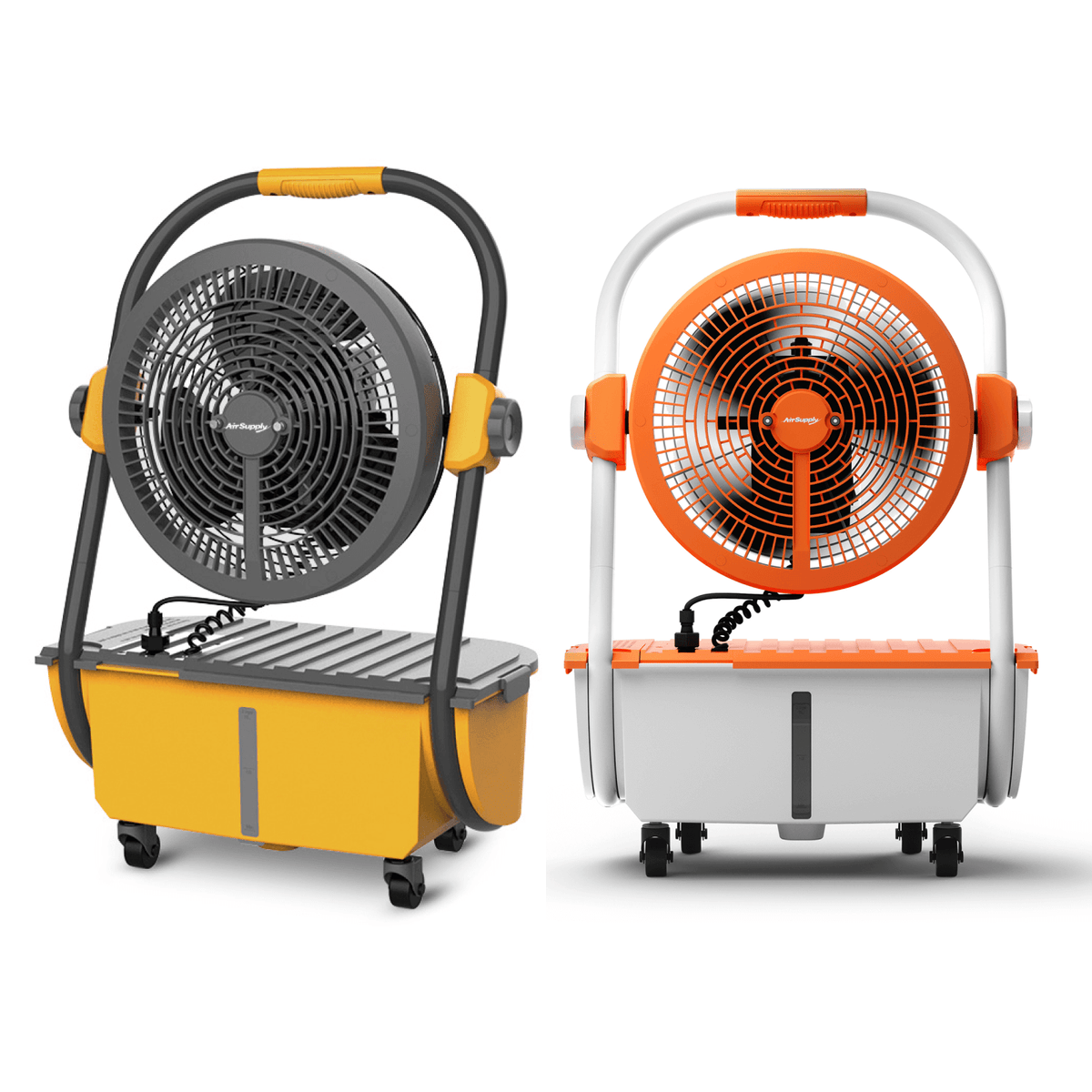 (Open Box) AirSupply MS12 Portable Mist Fan, 19,200mAh Battery & 2.9-Gallon Tank