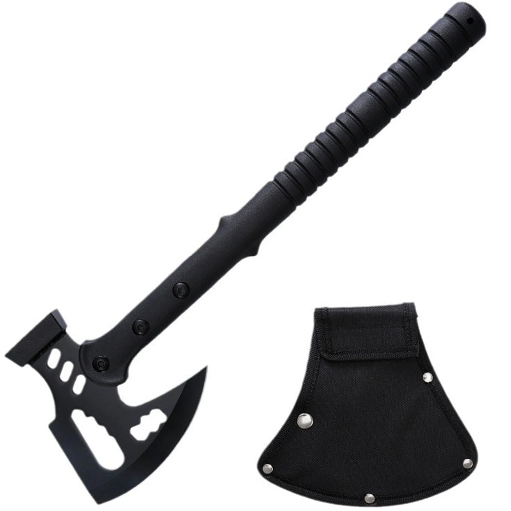 Camping Axe (Includes Sheath) | One-Piece Stainless Steel Survival Axe | Camping & Survival(17.3l Axe | Outdoor Axe & Hatchet Combo(17.3IN)
