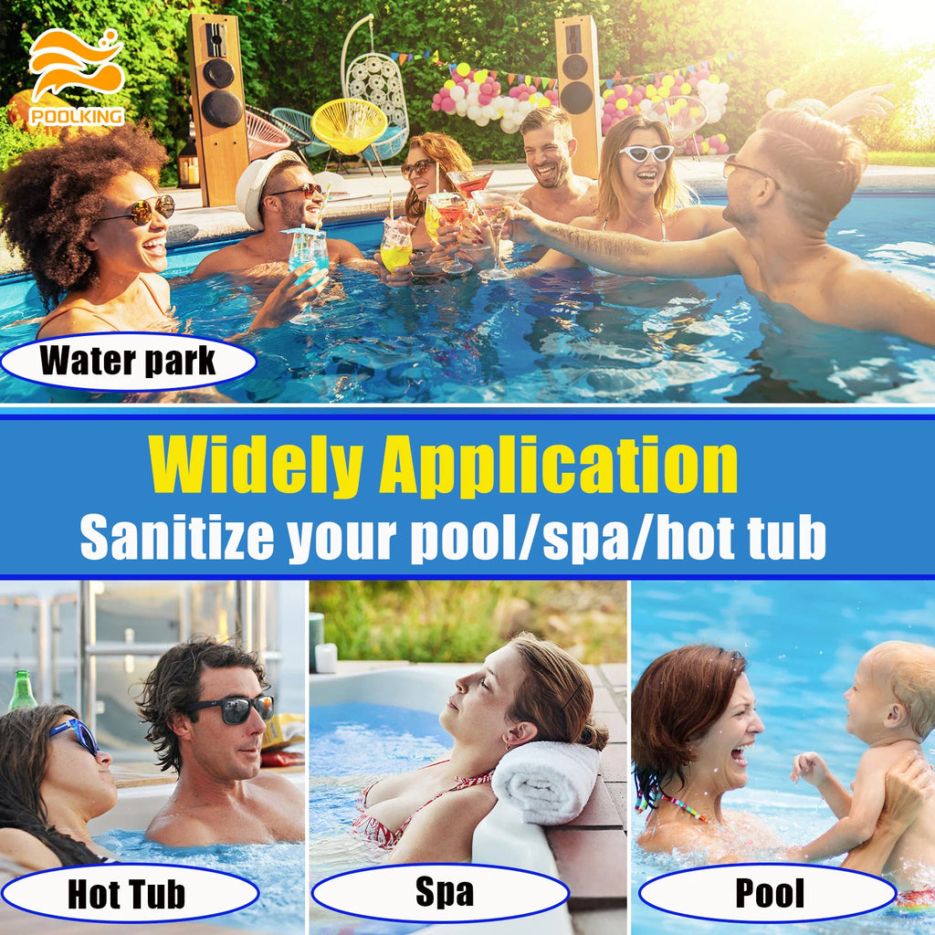 50LB 3-inch Chlorine Tablets Advanced, Swimming Pool Chlorination Purification, Swimming Pool Care