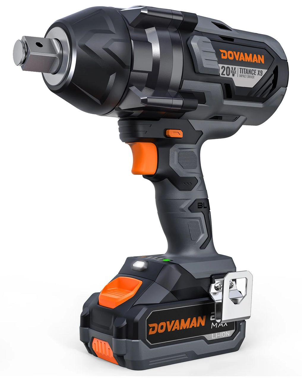 20V Brushless Impact Wrench, 3/4" Cordless Impact Gun 2200Nm, 5 Modes, 4.0Ah Battery for Lug Nuts & Trucks