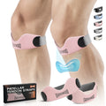 Silicone Patellar Tendon Support Strap for Knee Pain Relief Non-slip Adjustable Knee Straps Running Hiking