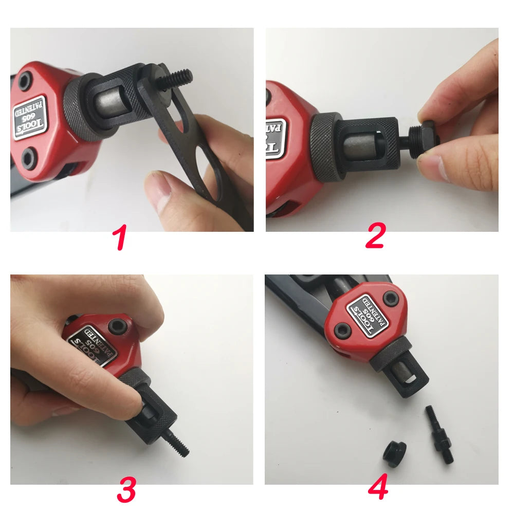BT-605 Riveter Gun tool Hand Insert Rivet Nut Tool Manual Mandrels M3 M4 M5 M6 M8 M10 M12 HT2597