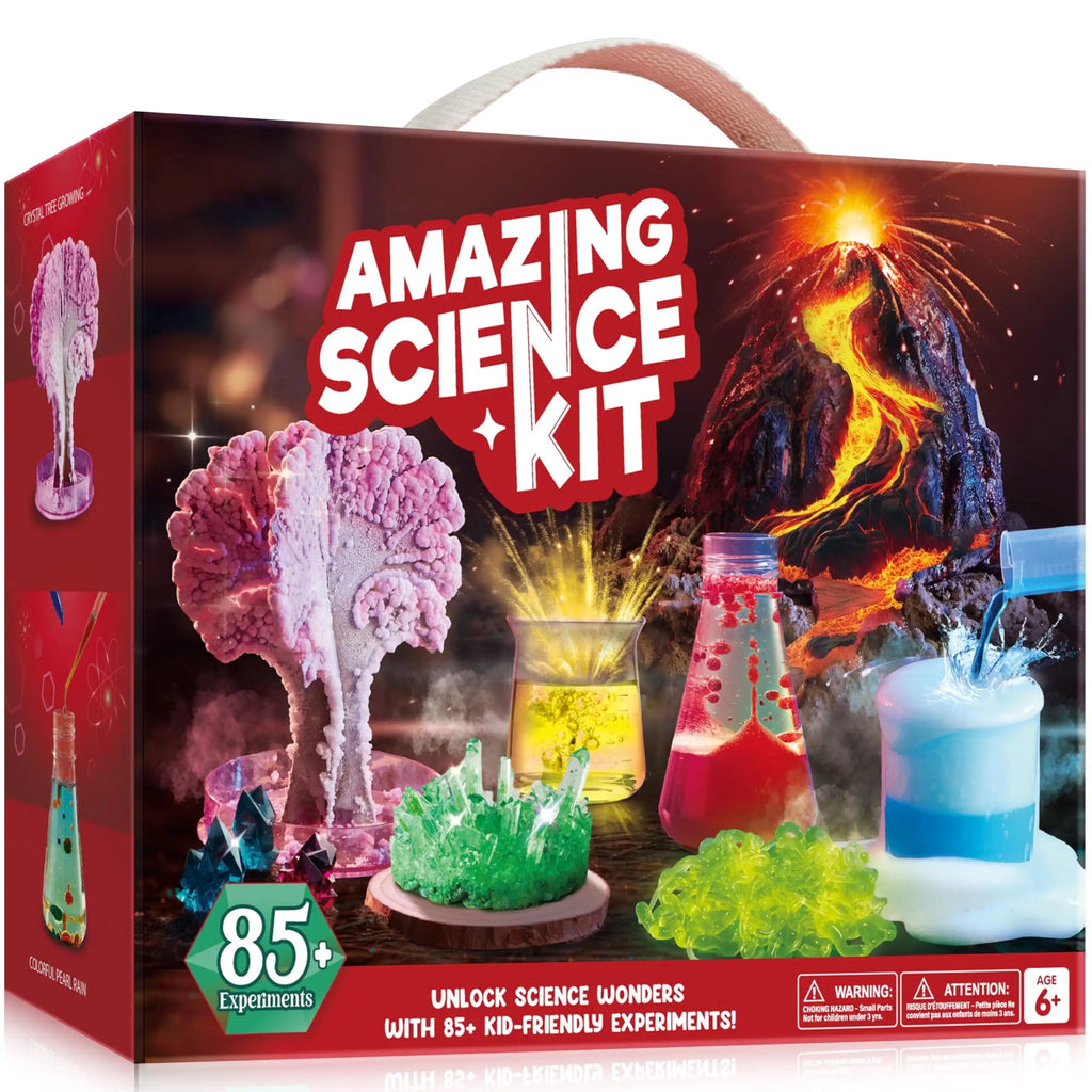 Science Kits for Kids 85+ STEM Educational Experiments Toys Chirtstmas Birthday Gifts for Boys Girls Age 6-12