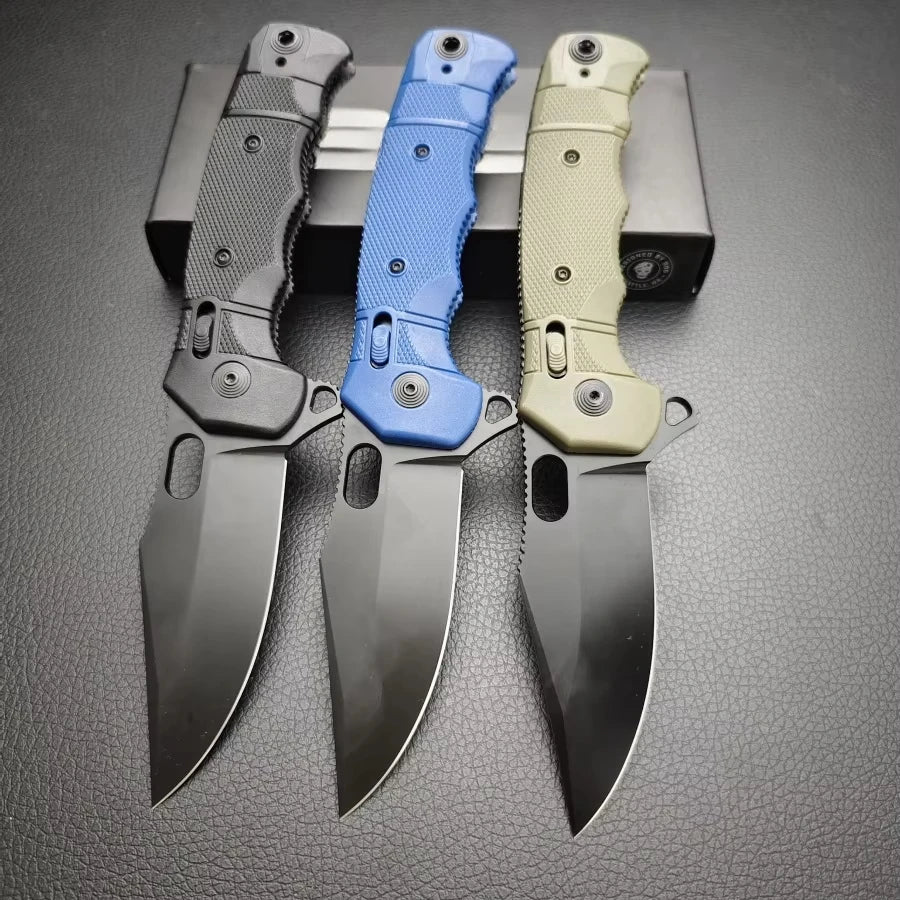 Portable Folding Knife Outdoor Tactical Hunting Knife EDC Practical Cutting Knife Adventure Survival Tool Men's Gift