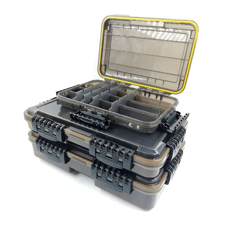 Large-Capacity Waterproof Fishing Tackle Box Fishing Accessories Tool Storage Box Fish Hook Fake Bait Storage Box Fishing Supply