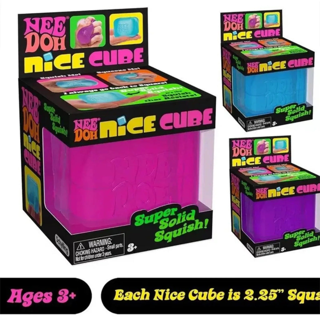 2026 Hot Nice Cube Stress Relief Sensory Toy for ADHD Focus and Anxiety Unisex Fidget Tool Soft Squishy Desk