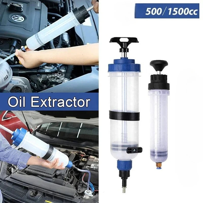 500ML/1500ML Car Oil Fluid Extractor Filling Syringe Universal Truck Motorcycle Vehicles  Fuel Oil Fluid Transfer Pump