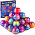 36 Pcs Galaxy Slime Cup Party Favors Stretchy Non-Sticky Safe for Classroom Reward Birthday Party Supplies