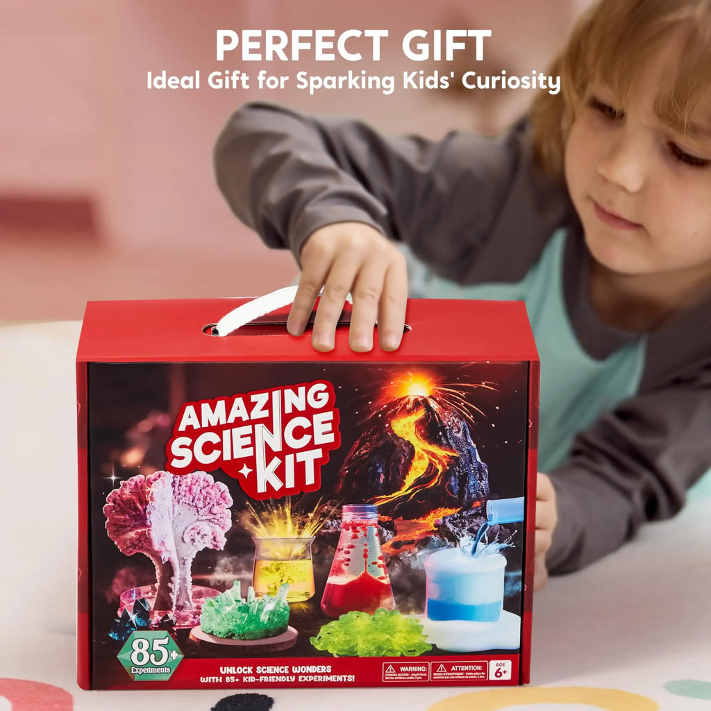 Science Kits for Kids 85+ STEM Educational Experiments Toys Chirtstmas Birthday Gifts for Boys Girls Age 6-12