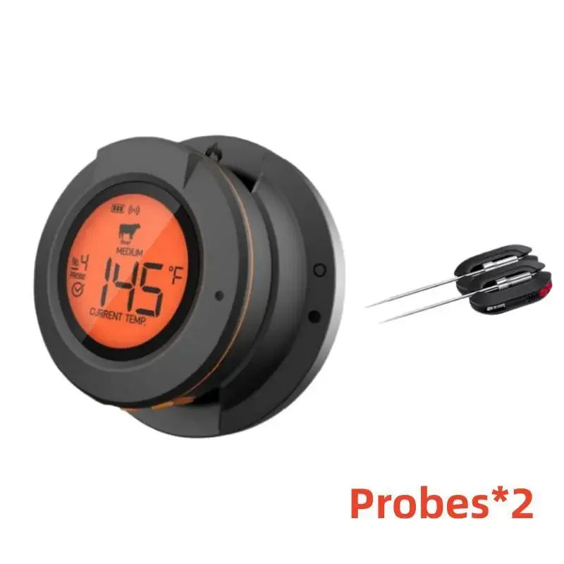 Bluetooth Digital Thermometer Sensor For High 500°F Oven Grill Barbecue Meat Cooking Tools