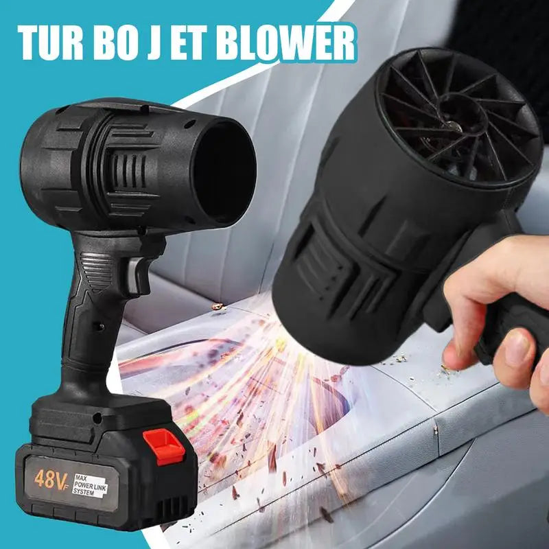 Cordless Air Blower Powerful Jet Fan Mini Turbo Fan Thrust Violent Leafs Duster Handheld Power Tools