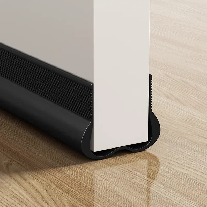 PVC Adjustable Door Bottom Seal Strip Weather Strip Under Door Draft Stopper Thicker Anti-Cold Gap Blocker Sealing Weather Strip