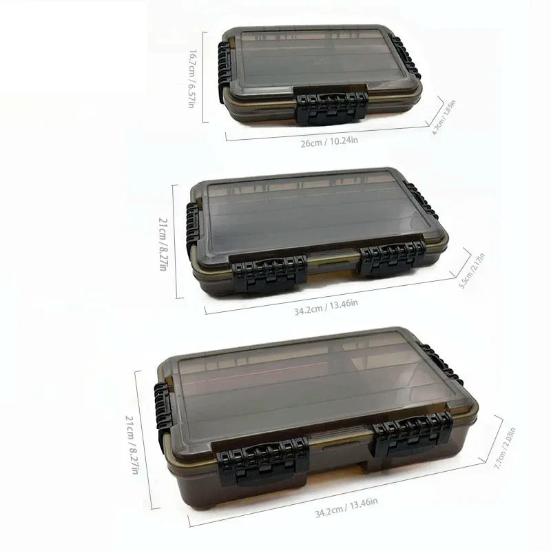 Large-Capacity Waterproof Fishing Tackle Box Fishing Accessories Tool Storage Box Fish Hook Fake Bait Storage Box Fishing Supply