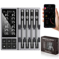 Wireless Bluetooth Meat Thermometer 4 Probe Support Smart Timer & APP Alerts, Big Digital Backlit Screen, for BBQ, Oven, Smoker