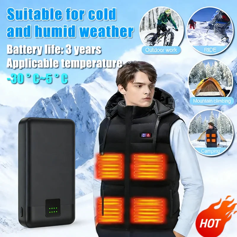 50000mAh Powerbank for Heating Vest Jacket Heated