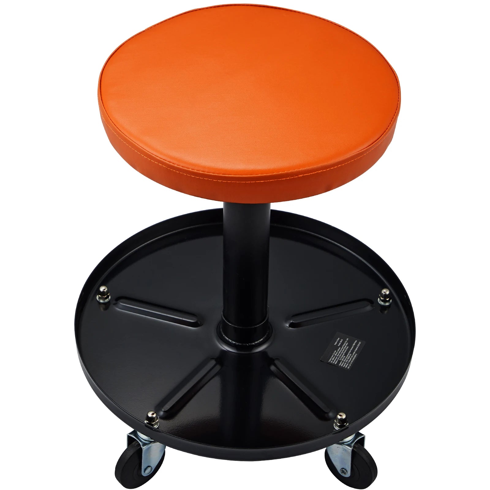 Mechanic Stool 250 LBS Rolling Pneumatic Creeper Garage/Shop Seat Padded Rolling Workshop Stool for Garage Auto Repair