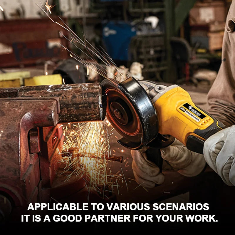 125mm Brushless Angle Grinder Cordless Metal Polishing Machine Cutting Woodworking Power Tool For Makita 21V Battery Pin
