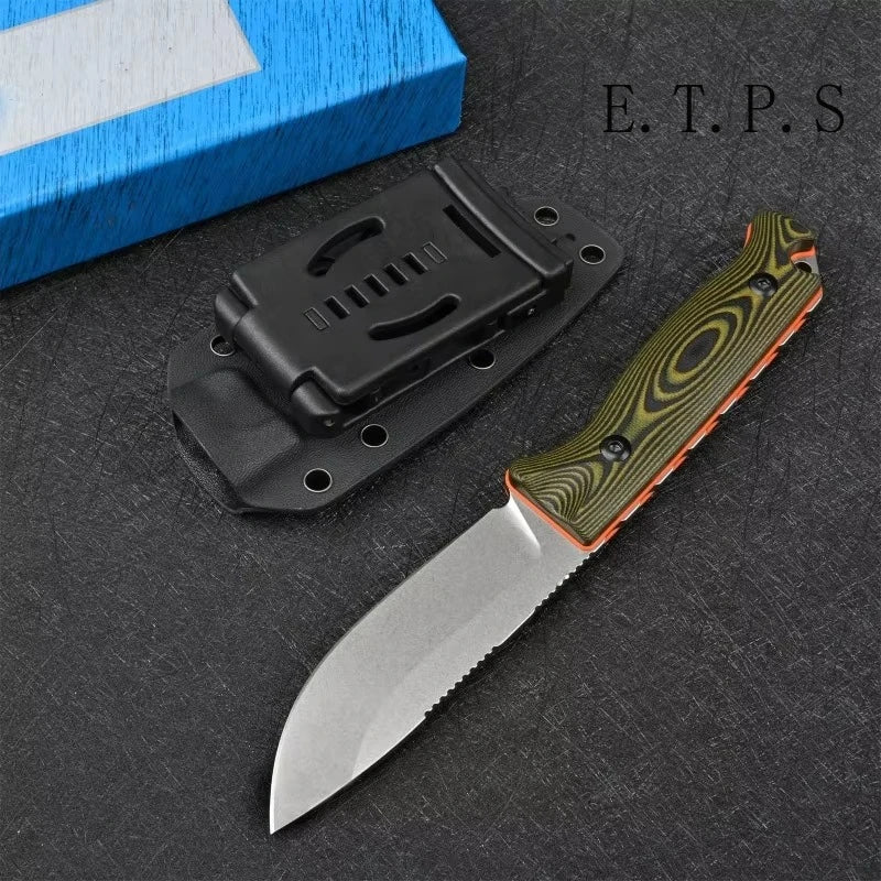 BM 15002 Portable Fixed Knife S90V Blade G10 Handle Outdoor Knife Camping Durable Portable EDC Multitool EDC Knife