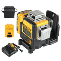 DEWALT DW089LG 12 - Line Green Beam Laser Level - 360° 3 - Side Coverage, 12V Li - Ion for Versatile Jobsite Tasks