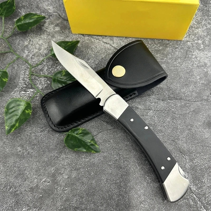 Outdoor Folding Knife G10 Handle Handle Camping Hiking Fishing Climbing Multi-purpose EDC Pocket Knife Men's Gift