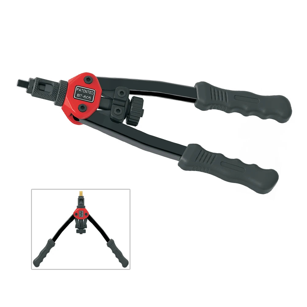 BT-605 Riveter Gun tool Hand Insert Rivet Nut Tool Manual Mandrels M3 M4 M5 M6 M8 M10 M12 HT2597