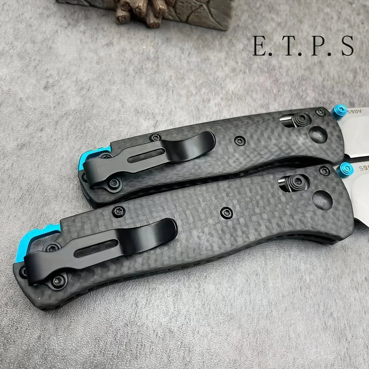 Folding Knife Carbon Fiber Handle Outdoor Camping Pocket EDC Tool Portable Pocket Clip