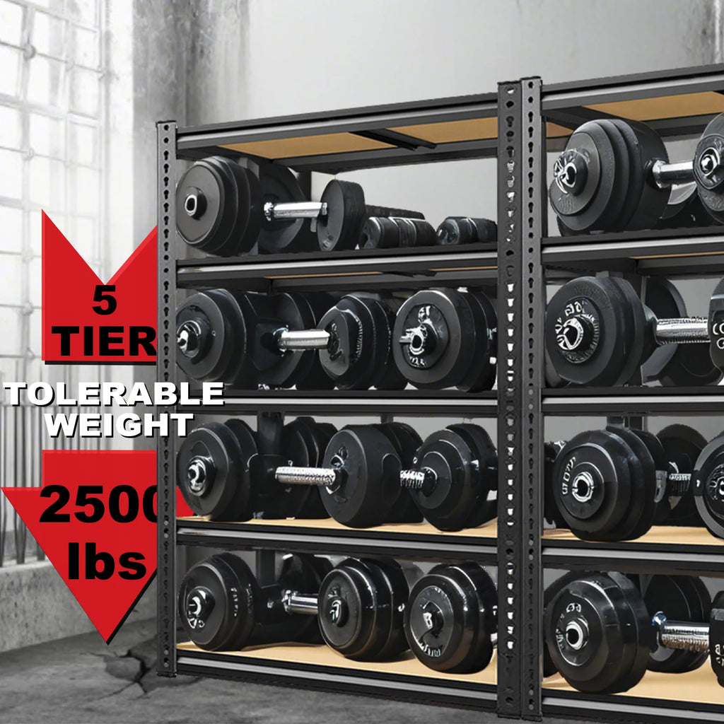 72"/60"H Garage Shelving Storage Shelves，2000LBS Capacity Heavy Duty Adjustable Storage Shelve For Closet