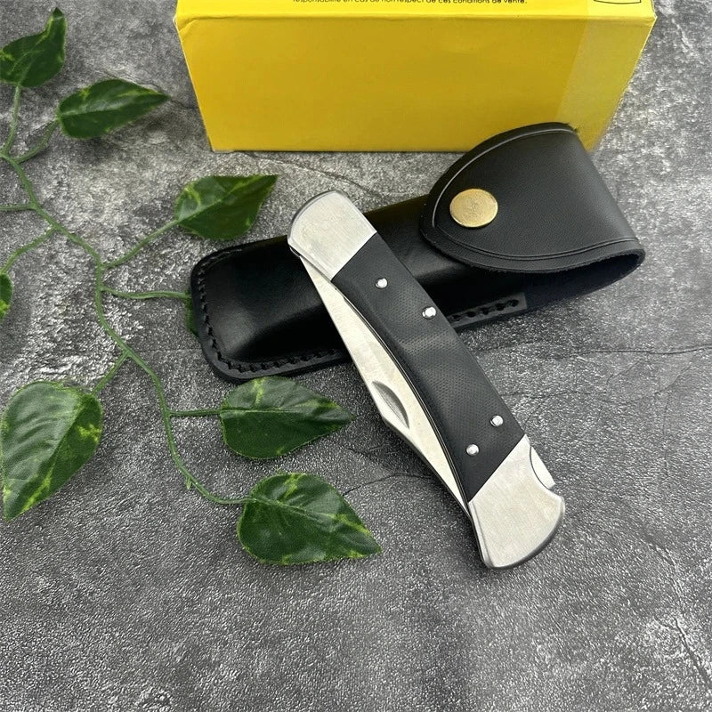 Outdoor Folding Knife G10 Handle Handle Camping Hiking Fishing Climbing Multi-purpose EDC Pocket Knife Men's Gift
