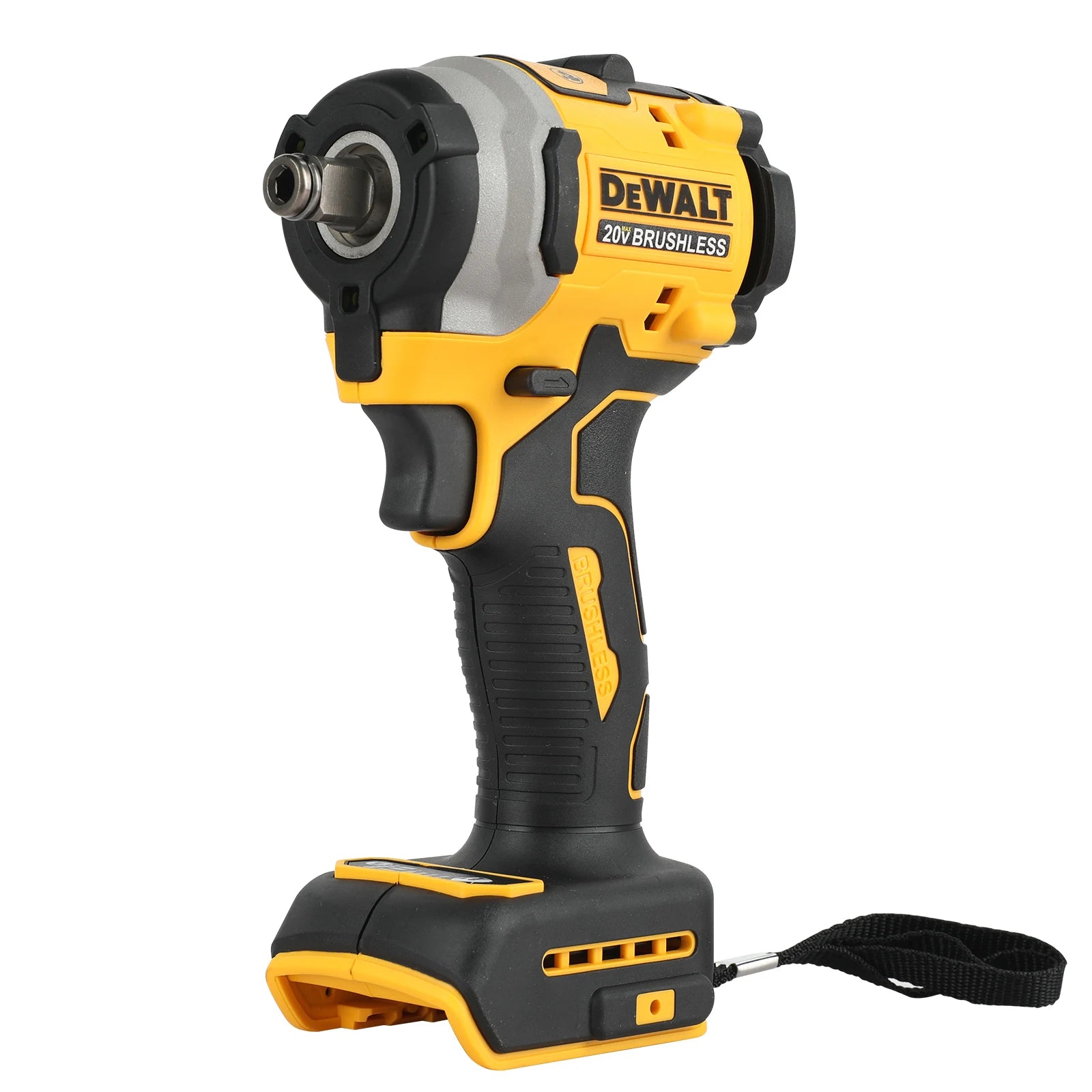 DCF850 20V Brushless Impact Driver, 1/4" Hex 3-Speed Cordless Power Tool 205Nm 3250RPM for Screw Driving Assembly