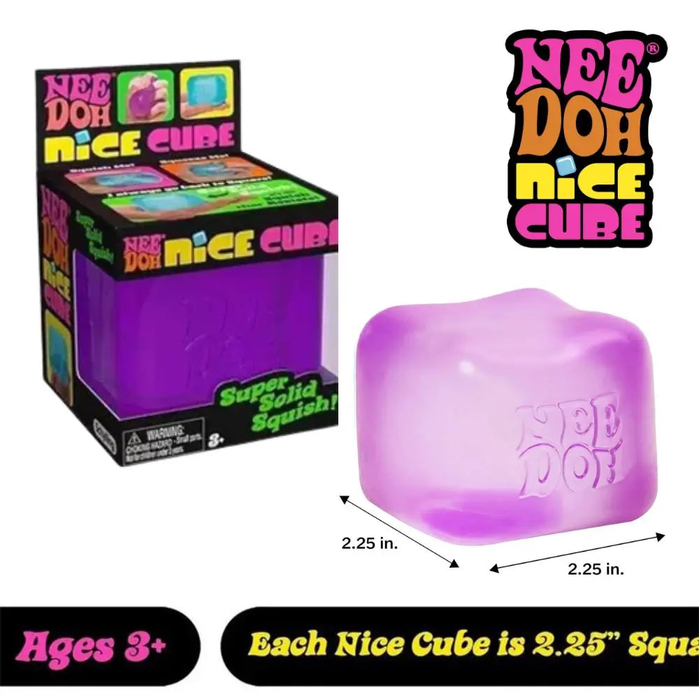 2026 Hot Nice Cube Stress Relief Sensory Toy for ADHD Focus and Anxiety Unisex Fidget Tool Soft Squishy Desk