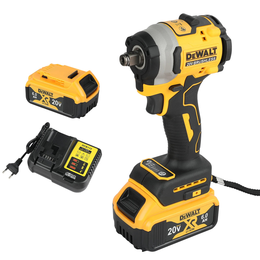 DCF850 20V Brushless Impact Driver, 1/4" Hex 3-Speed Cordless Power Tool 205Nm 3250RPM for Screw Driving Assembly