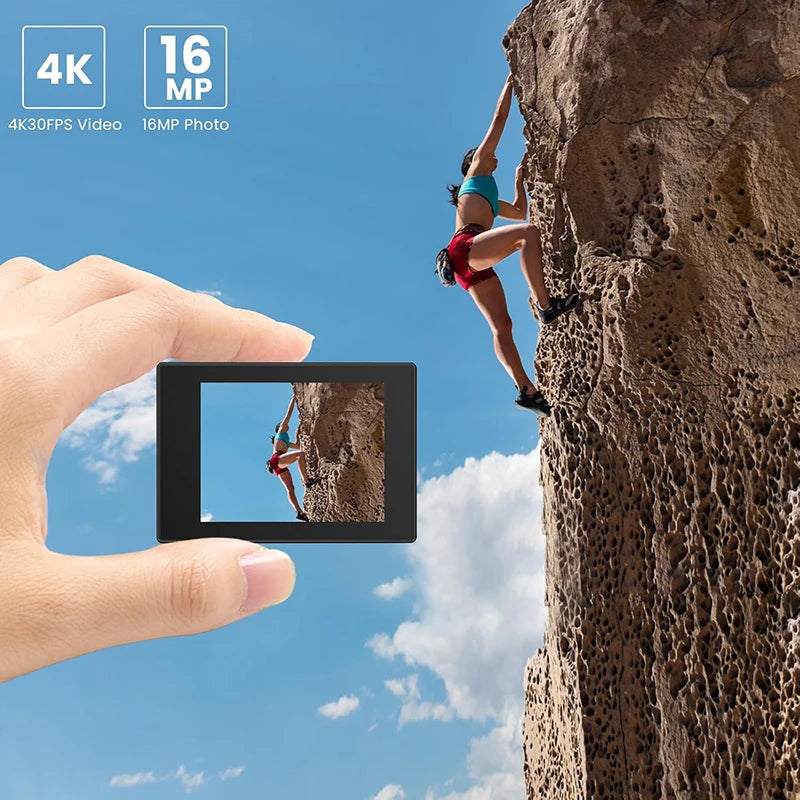 SJCAM SJ4000 Dual Screen 4K Action Camera Wireless Wifi H.264  Sports Pro Cam Motorcycle Bicycle Connect to Android APP