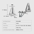 RV Stabilizer Jacks, 4 Pack Aluminum RV Leveling Jacks, Per Jack 6000 Lbs , RV Stack Jacks for RV Travel Trailer Camper