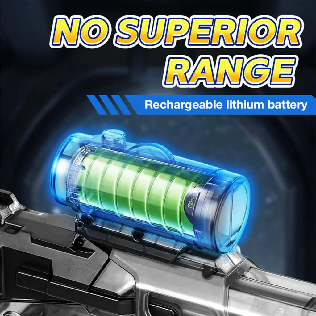 Automatic Electric Water Gun with 26FT Range, High Capacity for Pool Party and Outdoor Fun