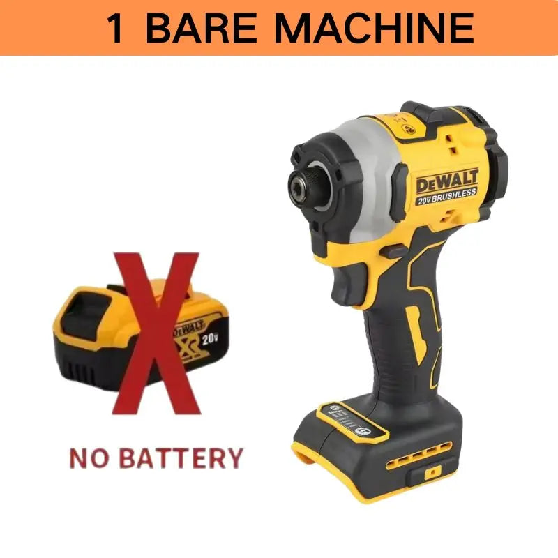 DEWALT DCF850 20V Impact Drill Brushless Motor 205Nm Variable Speed Electric Screwdriver Woodworking Driver Bare Tool power tool