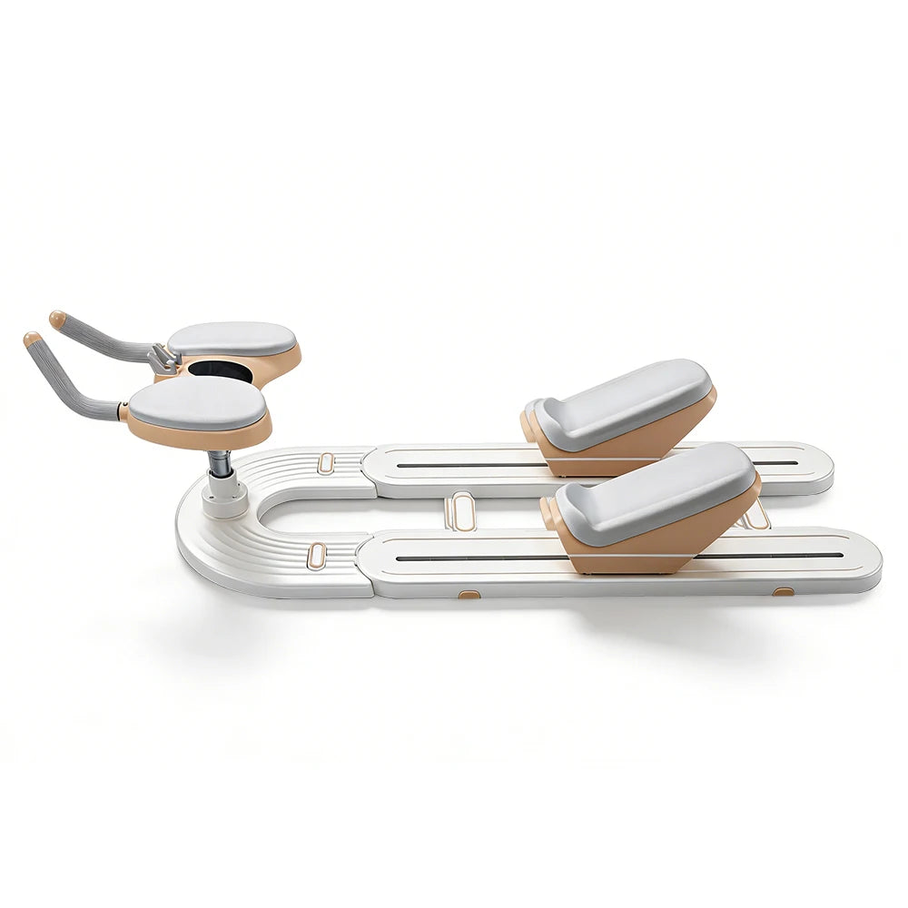Spine Twist and Stretch Trainer, Low-Impact Home Gym Equipment for Waist Toning, Leg Stretching & Core Activation