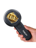 Microscope for Adults Kids Handheld Coin Magnifier with Light for Error Coins Collector Portable 100X Jewelers Loupe
