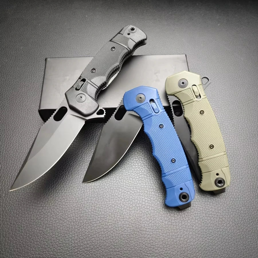 Portable Folding Knife Outdoor Tactical Hunting Knife EDC Practical Cutting Knife Adventure Survival Tool Men's Gift