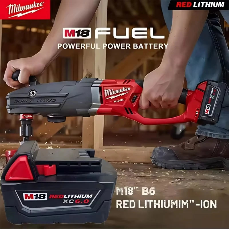 M18-6.0 100% original 2 PCS 18V Milwaukee brand 48-11-1860 6.0 AH Batteries M18 XC18 48-11-1860 New In Pack portable tools
