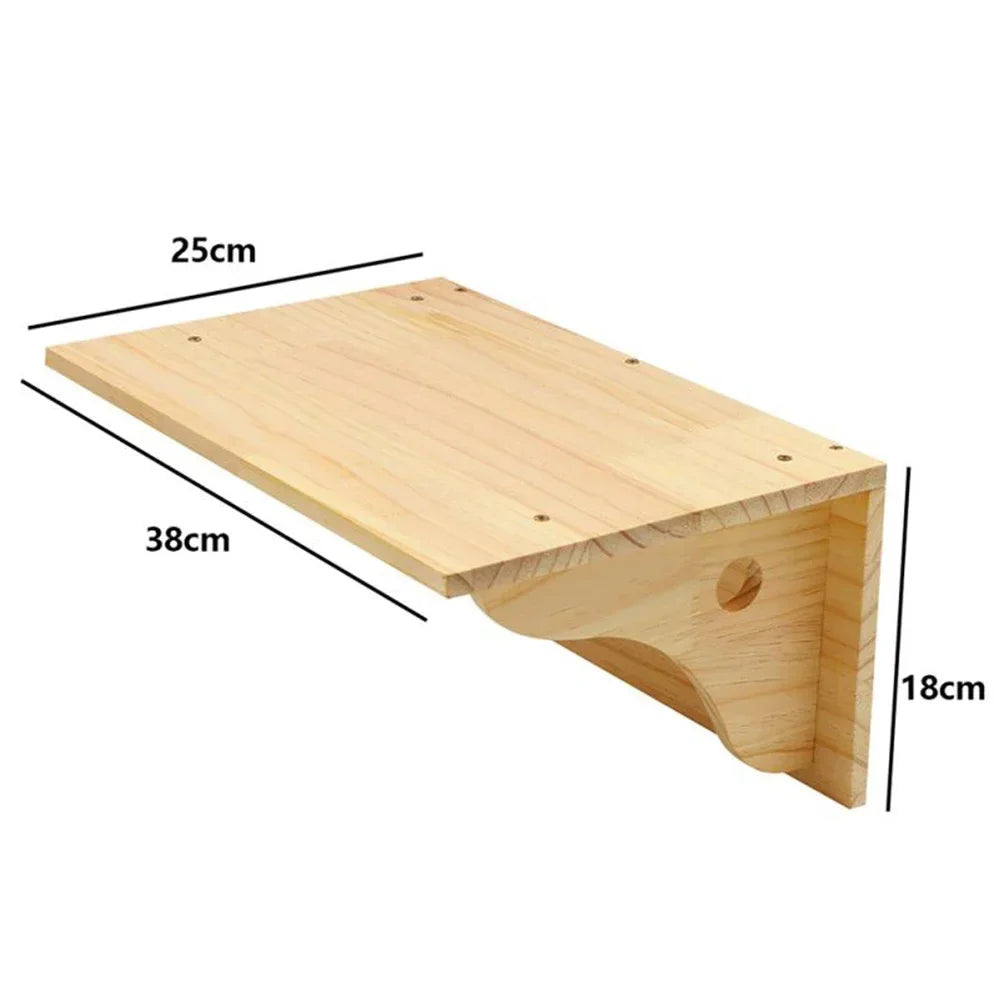 1 Piece Wall Mounted Cat Hammock Cat Jumping Platform for Rest with Scratching Post for Climbing and Grinding Claws Cat Supplies