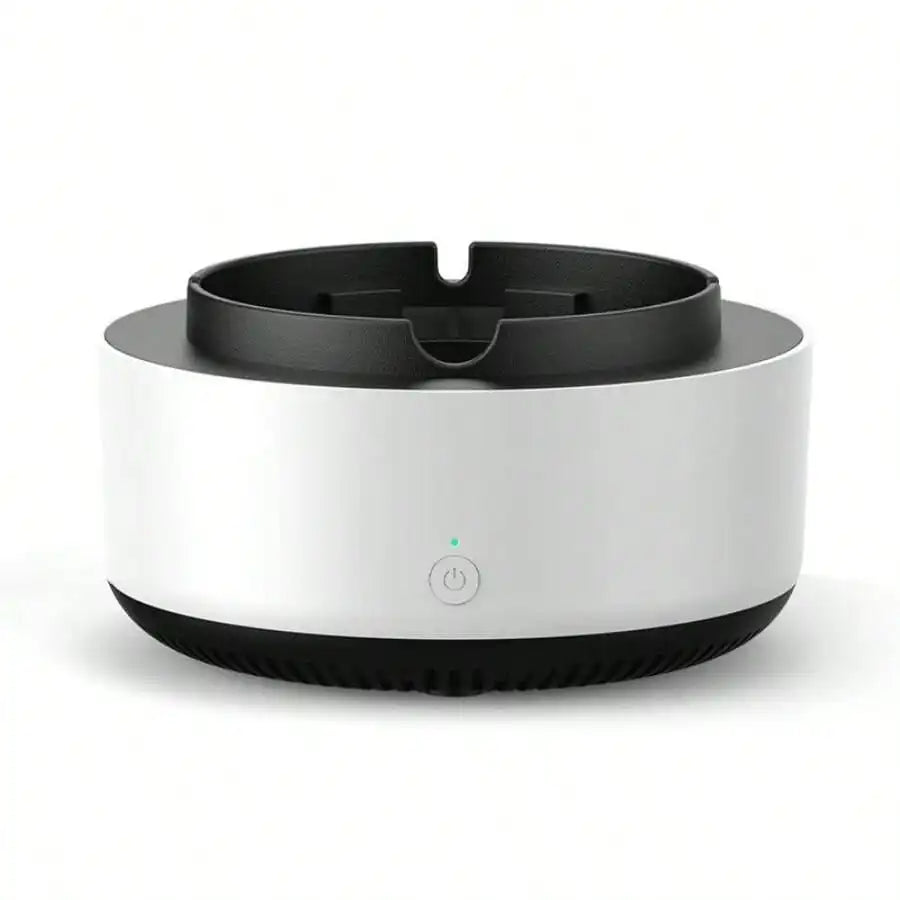 Multifunctional Smokeless Ashtray With Air Purification Function, USB Rechargeable Smoke Absorbing Ashtray For Home Office Car Desktop