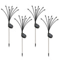 8-Head Solar Firefly Lights LED Solar Outdoor Decorative Garden Lights Waterproof High Flexibility Yard Patio Pathway Holiday