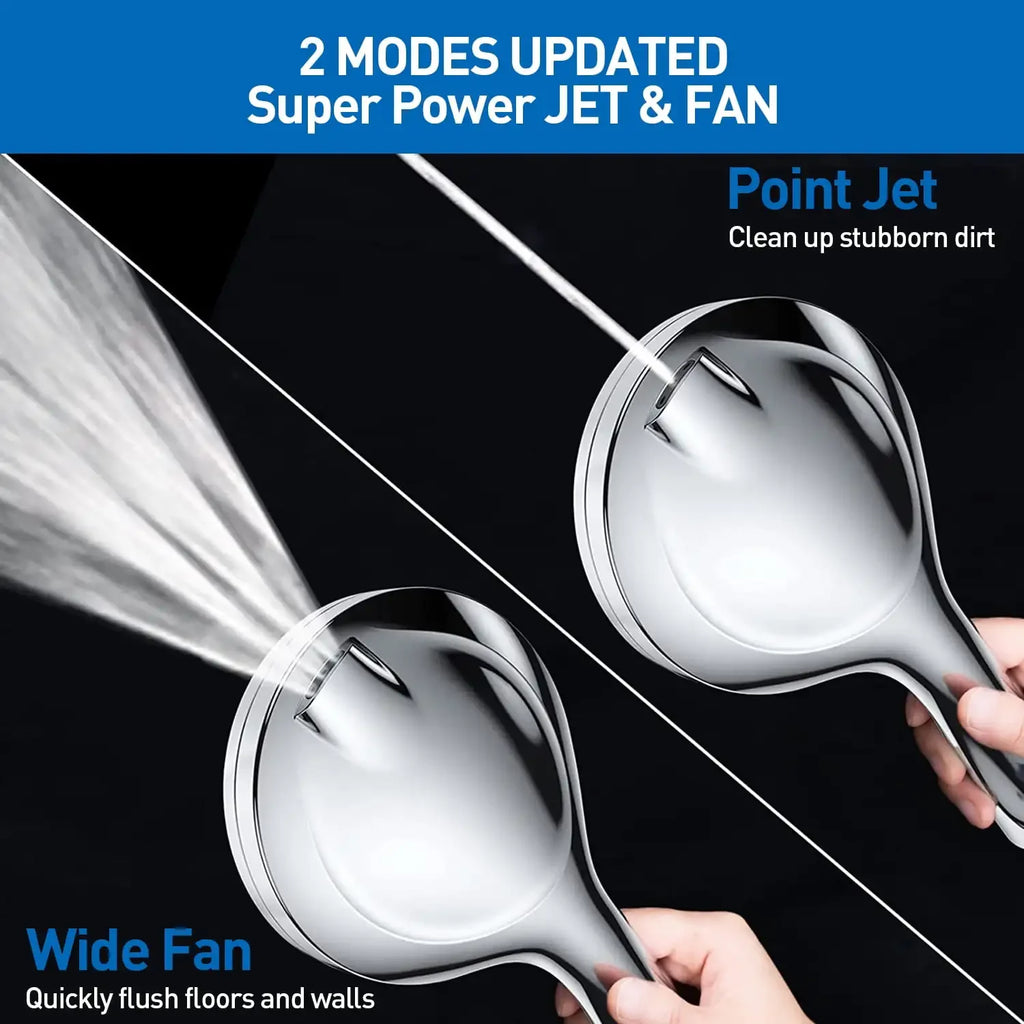 Shower Head with Handheld, High Pressure 10 Modes with 59" Stainless Steel Hose Adjustable Holder