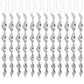 12x Bird Repellent Rotating Scare Rod Reflective Spiral Deterrent Control Device