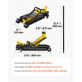 2.5 Ton Floor Hydraulic Jack Pneumatic Low Profile Floor Jack Heavy-Duty Steel Floor Jacks with Single Piston Lift Pump