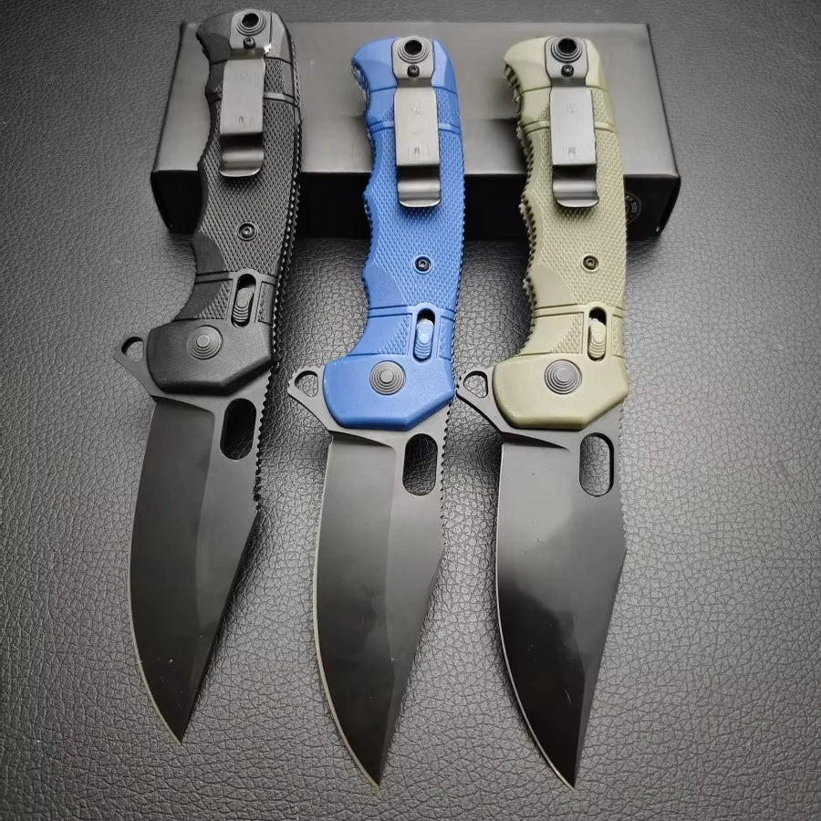 Portable Folding Knife Outdoor Tactical Hunting Knife EDC Practical Cutting Knife Adventure Survival Tool Men's Gift