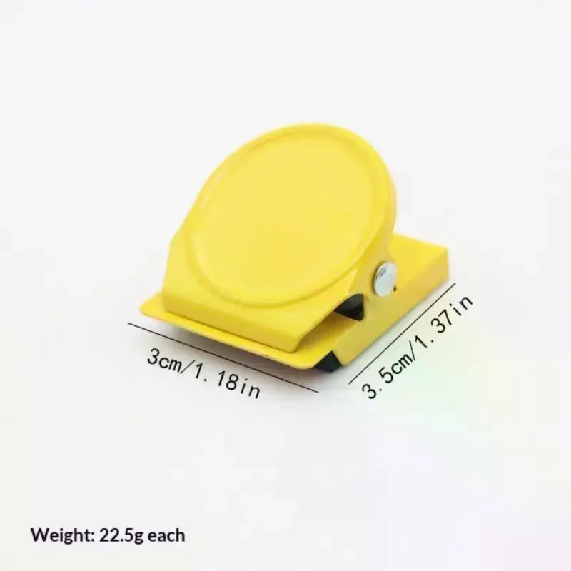 5-Piece Magnetic Office & Fridge Clips Multi-Color Multi-Functional File Organizers Suitable for Home, Kitchen, and Office Use