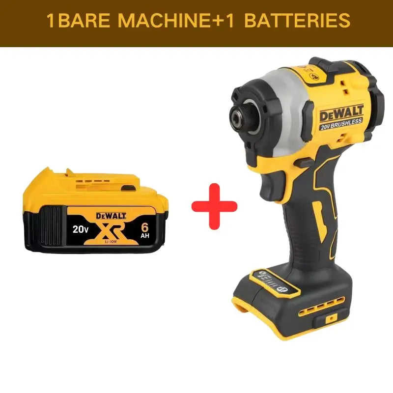 DEWALT DCF850 20V Impact Drill Brushless Motor 205Nm Variable Speed Electric Screwdriver Woodworking Driver Bare Tool power tool