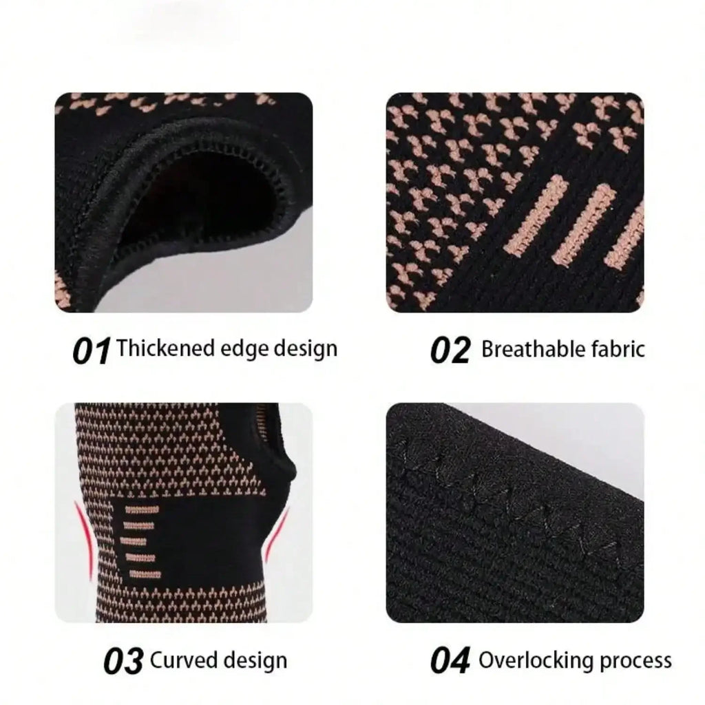 Sports Wrist Compression Sleeve, 2 Counts Breathable Wristband For Men & Women, Sports Accessories For Home Gym Workout, Wrist Wraps, Breathable Brace