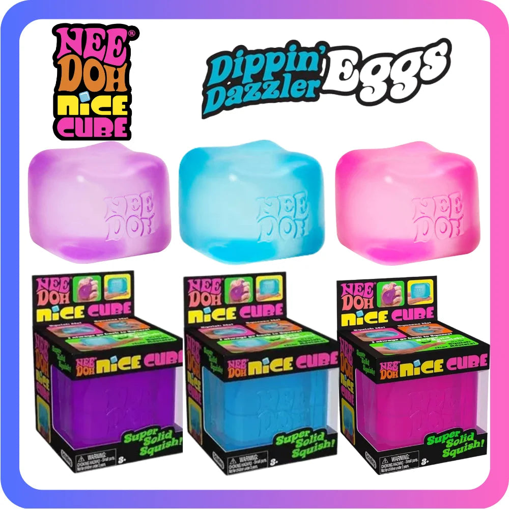 2026 Hot Nice Cube Stress Relief Sensory Toy for ADHD Focus and Anxiety Unisex Fidget Tool Soft Squishy Desk